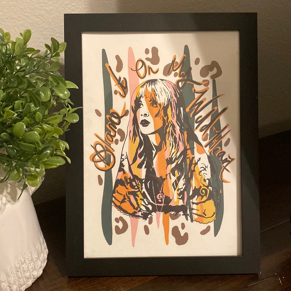 8x10 Stevie Nicks Fleetwood Mac print art